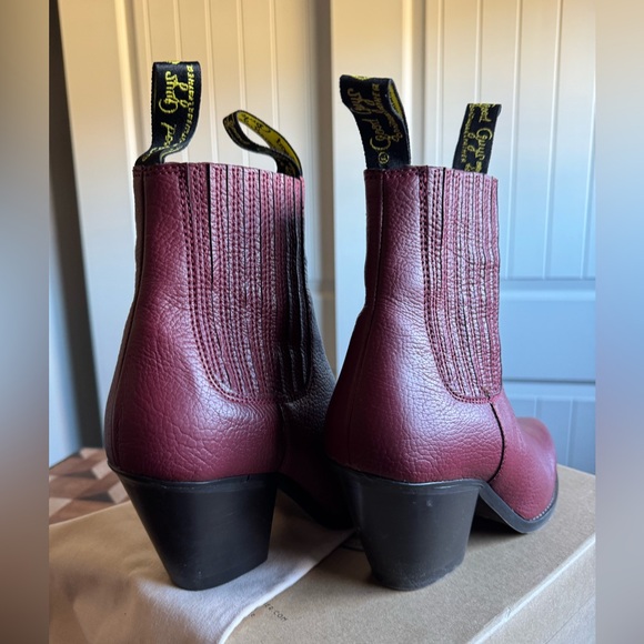 Good Guys Don't Wear Leather Daisy Boot - Burgundy - 38 - Picture 4 of 6